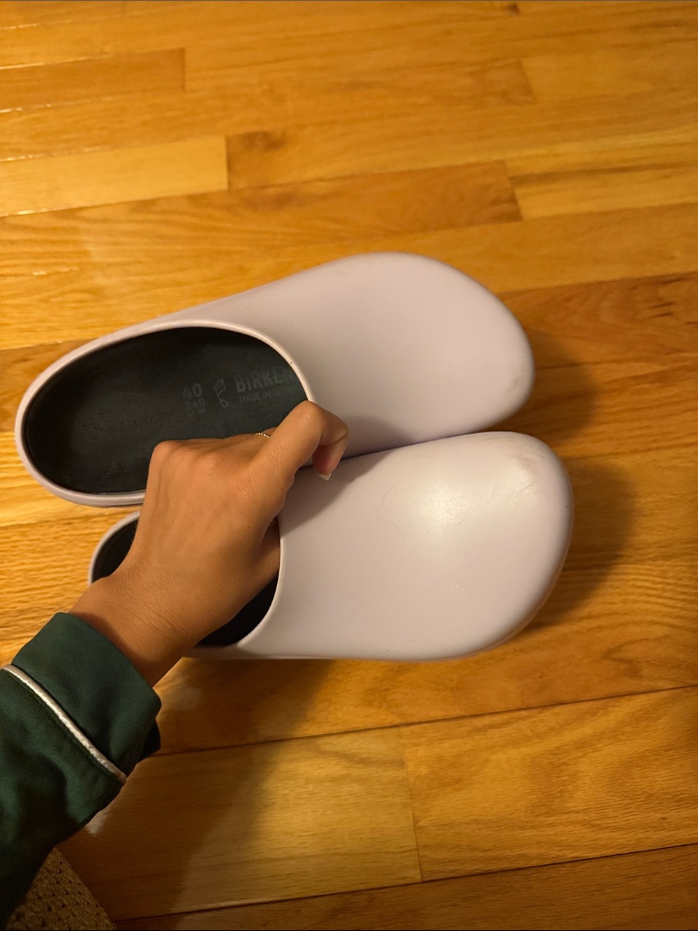 Birkenstock Women’s Slip-On Clog in Pale Pink - Picture 5 of 7